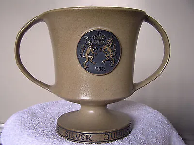 Buy Guy Sydenham Poole Loving Cup Large No: 28  Queen Elizabeth Silver Jubilee 1977 • 134.95£