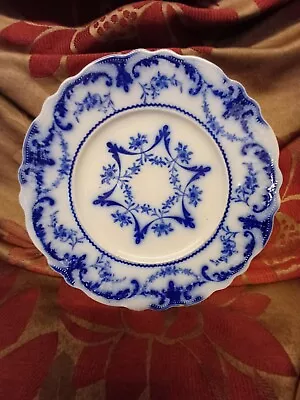 Buy Antique Flow Blue Plate  CWS  WH Grindley • 2.99£