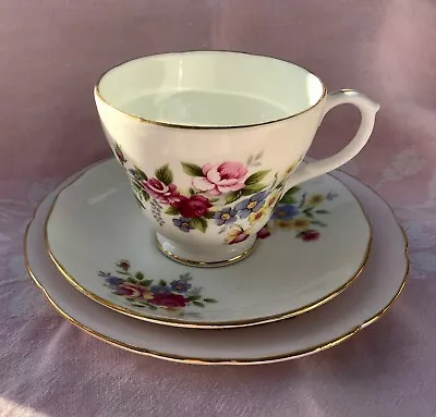 Buy Beautiful Duchess, Multifloral Cup+Saucer + Mismatched Royal Stafford Tea Plate. • 6£