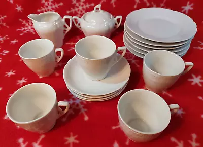 Buy Bavarian Child Tea Set China Made In Germany White 18 Pieces Vintage FAST SHIP • 212.12£