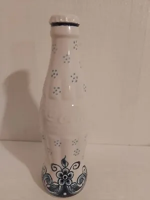 Buy Dutch Delft Coca Cola Bottle Ceramic Blue & White 170mm  • 127£