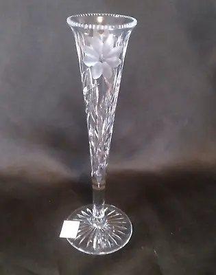 Buy Antique American Brilliant Cut Glass Pairpoint Viscaria 11 Inch Trumpet Vase • 55.75£