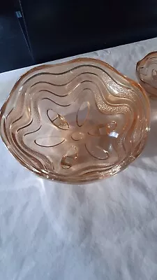 Buy Vintage Trifle Dish And 5 Bowls Lustre Effect  Glass • 5£