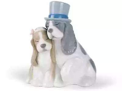 Buy Nao Porcelain  Lladro Figurine Together Forever Dogs 1480 Excellent Condition • 39.99£