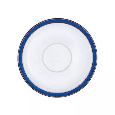 Buy Denby Imperial Blue Tea Cup Saucer 15.5CM (6'') • 5£
