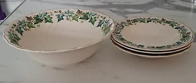 Buy Four Johnson Brothers Old Chelsea Ivy Pattern Dessert Dishes One A Serving Dish  • 10£