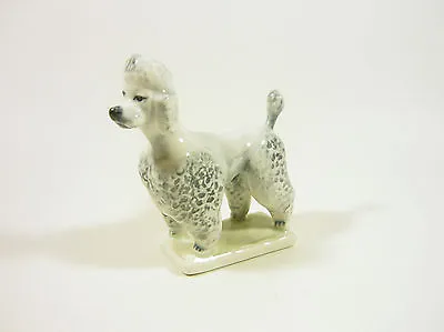 Buy Zsolnay, Poodle Dog Fashion Hair Vintage Handpainted Porcelain Figurine ! (j246) • 66.27£