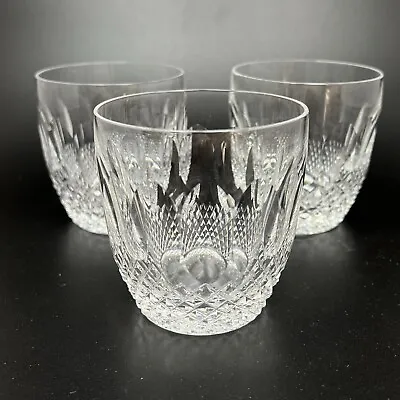 Buy Waterford Crystal Colleen Old Fashioned Whiskey Glass Cut 3-1/2 3Pc • 194.62£
