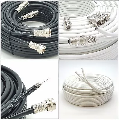 Buy SKY+HD Digital Box Extension/Satellite Dish Cable Double/2 Wire Lead Twin BSKYB • 78.99£