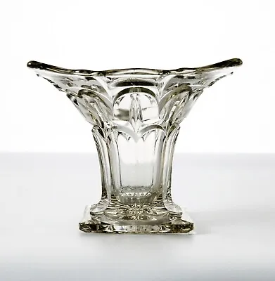 Buy ART DECO CLEAR GLASS VASE SALISBURY PATTERN BY BAGLEY 1930's • 24£