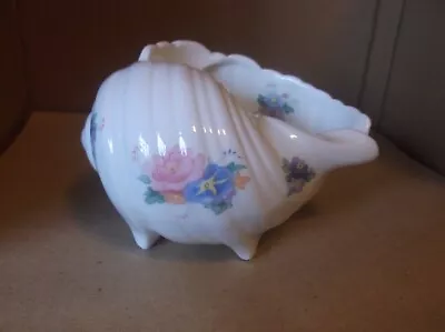 Buy Poole Cymbeline Conch Shell With Floral Detail English Fine Bone China • 14£
