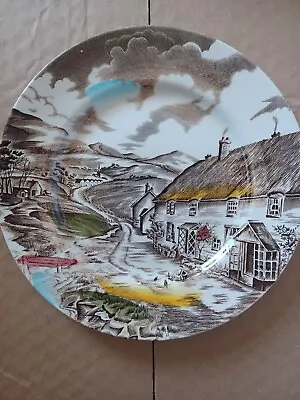 Buy W.H. Grindley Staffordshire England  Quiet Day  Decorative Plate. 23cm • 8£