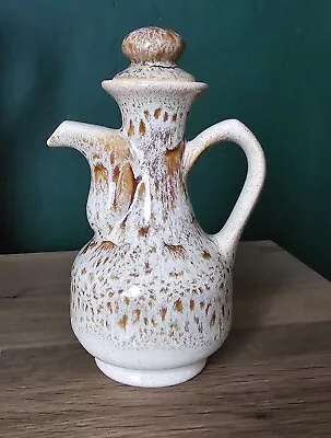 Buy Vintage Fosters Pottery Light Honeycomb Vinegar/Oil Jug • 7.99£