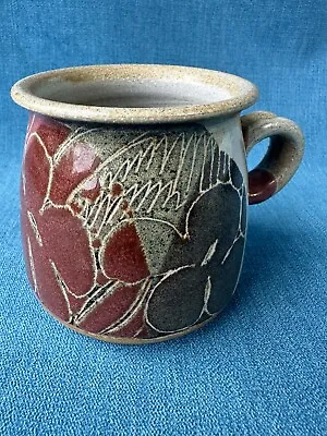 Buy Crich Pottery 9x8Cm MUG  - Diana Worthy Vintage Studio Art Pottery Immaculate • 28£
