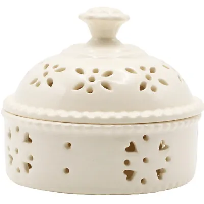 Buy Royal Creamware Pot Pourri Dish Trinket Box 9cm Decorative Occasions Piece OC32 • 12.10£