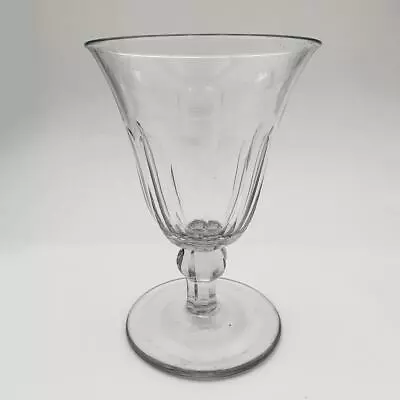 Buy ANTIQUE FACETED DRINKING GLASS VICTORIAN Late 19th Century 14.5cm • 35£
