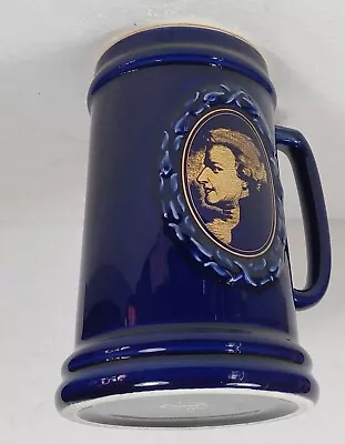 Buy Royal Victoria Wade England Pottery Blue Mozart Stein  • 45.06£