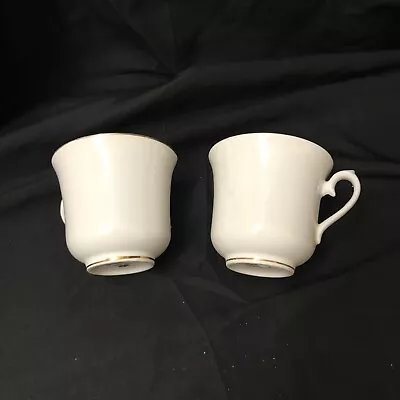 Buy Vintage Queen Anne Bone Set Of 2 China Cups - Very Good Condition • 1.49£