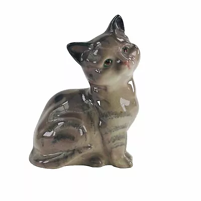 Buy Royal Doulton Beswick Kitten Cat Figurine 1436 H8cm Rare Green Eyes Mid Century • 35£