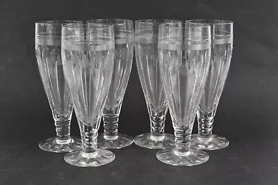 Buy Set Of 6 Stuart Crystal Oleta Pattern Lemonade Glasses Drinkware Clear Vintage  • 60£