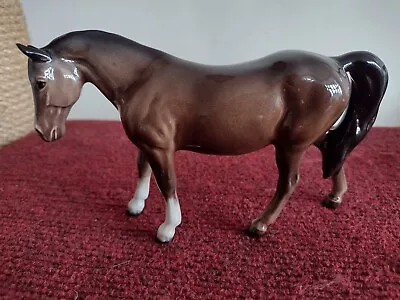 Buy Rare Beswick Horse, Boy's Pony In Brown, Model Number 1480 • 69.99£
