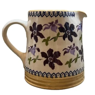 Buy NICHOLAS MOSSE SMALL CYLINDER JUG OR LARGE CREAMER In CLEMATIS EUC! • 36.34£