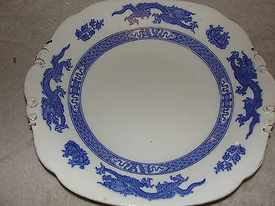 Buy Perfect Gift - Old And Very Rare Plate With Dragons - Cauldon England Est.1774 • 10£