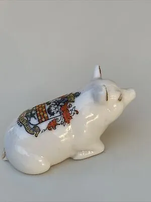 Buy Arcadian Crested China - Pig Ornament - Chatham. VGC Needs A Clean • 3.75£