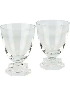 Buy Baccarat Set Of 2 Crystal White Wine Glasses • 100£