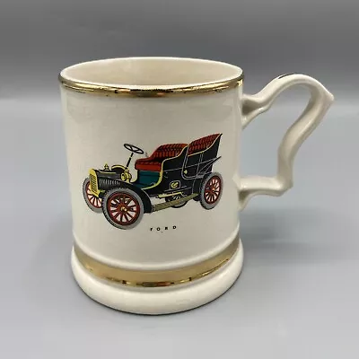 Buy Vintage Ford Tankard Ceramic Prince William 22 Carat Gold Mug 350ml - Crazing • 7.99£
