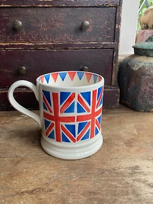Buy RARE Larger Size Beautiful Emma Bridgewater Union Jack Flag 1 Pint Mug 10.5cm • 24.99£