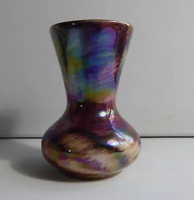 Buy Vintage Miniature Colour Lustre Vase - Oldcourt Ware J. Fryer Ltd • 14.99£