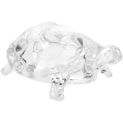 Buy Glass Turtle Figurines Mini Crystal Sea Animal Feng Shui Decoration-SV • 7.57£