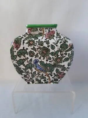 Buy Rare Royal Doulton  Parrot  Persian Ware Vase D3550 1912-1917 • 19.99£