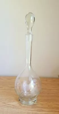 Buy TOSCANY Wine Decanter & Stopper Hand Blown Hand Cut Crystal Vase 17  Tall • 33.63£