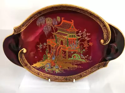 Buy Carlton Ware Rouge Royale Chinoiserie Oval Dish • 17£