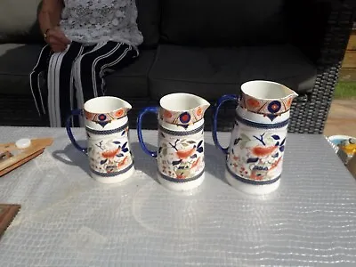 Buy Vintage Burleigh Ware Cider Jugs X 3 The Small And Large  Has Slight Chips . • 8£