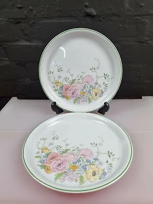 Buy 2 X Poole Pottery Sherborne Dinner Plates 10.25  Wide Set • 15.99£