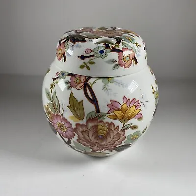 Buy Vintage Woods Of Windsor Staffordshire Bone China Floral Pot Pourri Jar • 10.99£