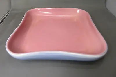 Buy Red Wing Pottery Gray Shallow Bowl Pink Interior (104) • 7.69£