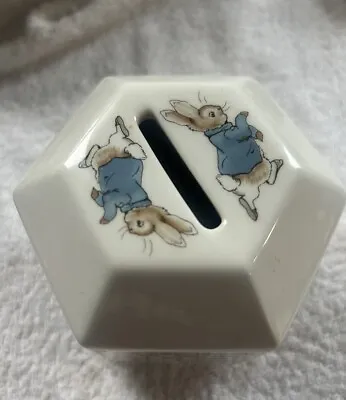Buy Wedgwood Peter Rabbit Ceramic Money Box  • 5£