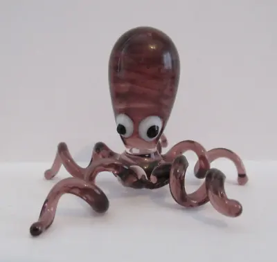 Buy Vintage 1960's Handmade Glass Octopus / Glass Animal Ornament • 9.99£