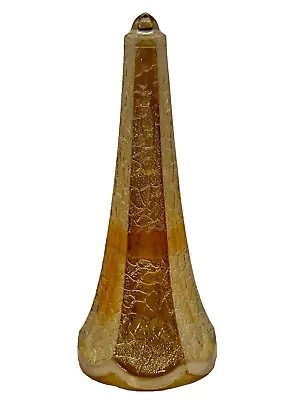 Buy Jeannette Marigold Carnival Crackle Iridescent  Glass Antique Car Vase • 23.67£
