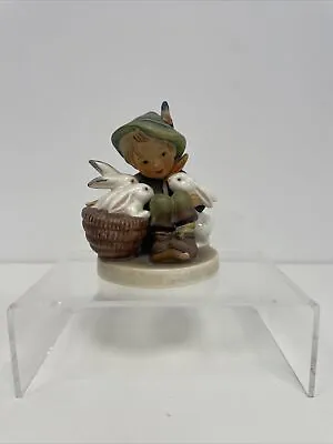 Buy Goebel Hummel Figurine Boy With A Basket Of Rabbits • 9.95£
