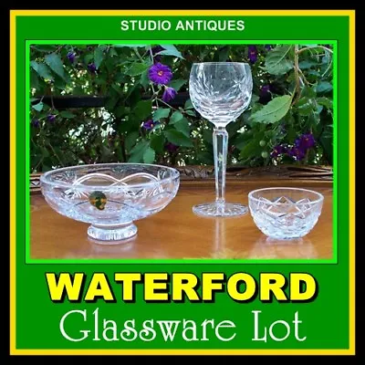 Buy WATERFORD CRYSTAL Glassware Lot FOOTED BOWL Cup Glass • 110.01£