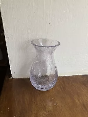 Buy Beautiful Crackle Glass 5 Inch Vase • 7.50£