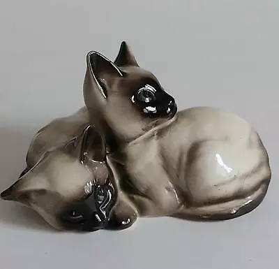 Buy Cute Beswick  Pair Of Siamese Kittens, Cat Figurine, No 1296,excellent Condition • 6.50£