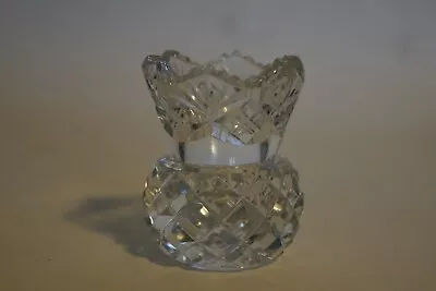 Buy Small Cut Crystal Bud Vase Or Trinket Pot • 2.95£