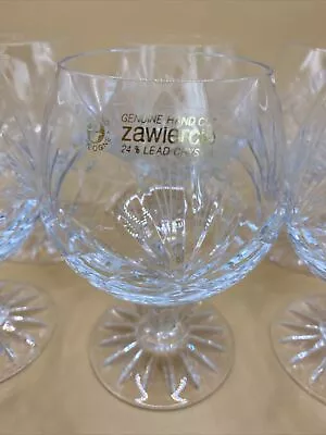Buy Zawiercie Crystal Brandy Glasses X 6 • 20£