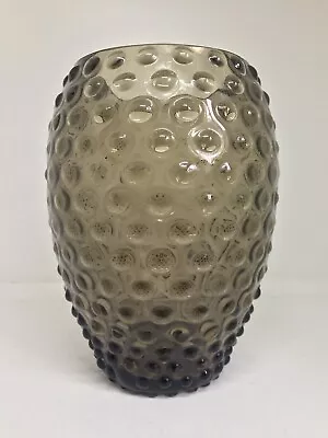 Buy Czech Bohemian Hobnail Glass Egg Vase • 16.50£